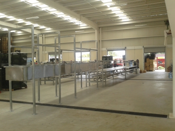 maquinaria en acero inoxidable